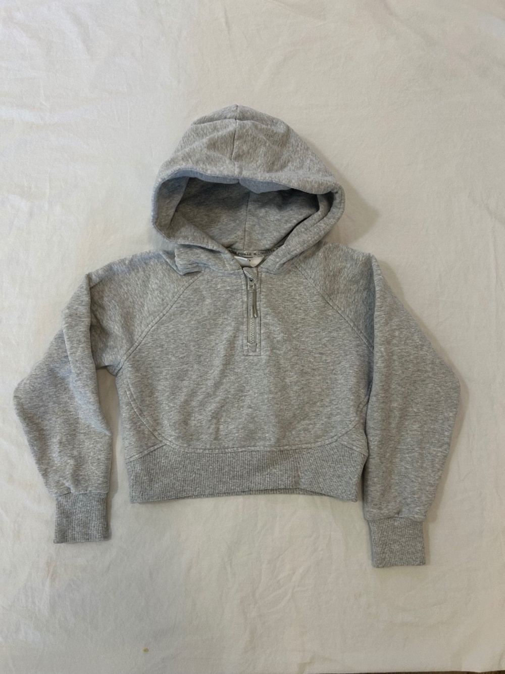 Athleta girls all day half zip hoodie - size small 7